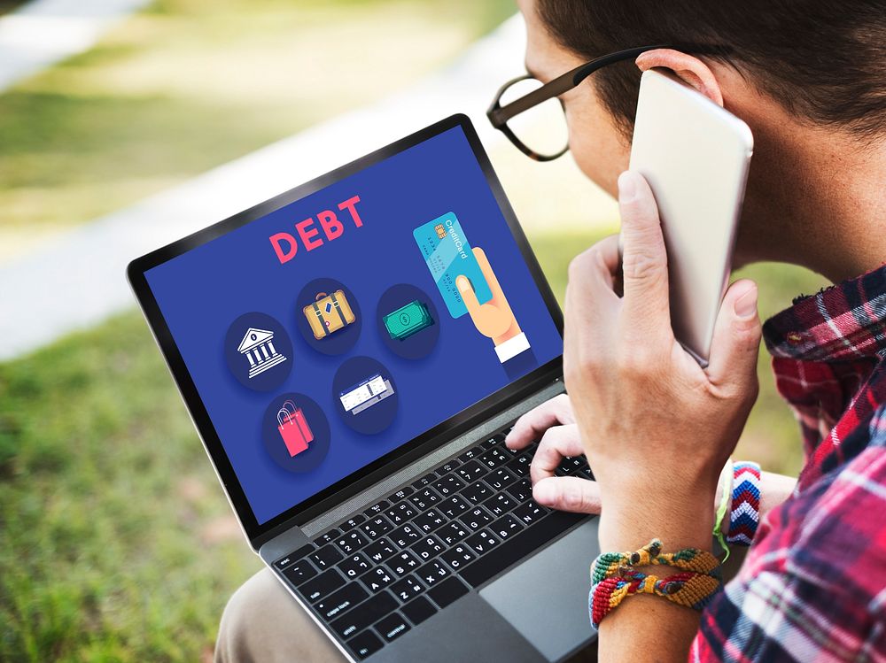 Debt Banking Financial Loan Money Trouble Bill Concept