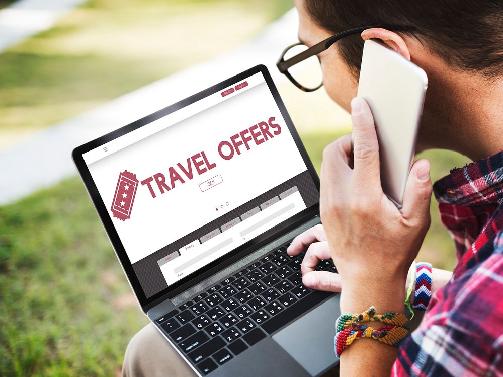Offer Chance Ticket Travel Chance Concept