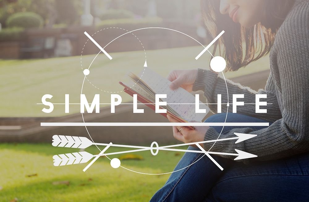 Simple Life Enjoy Balance Lifecycle Relax Simplicity Concept