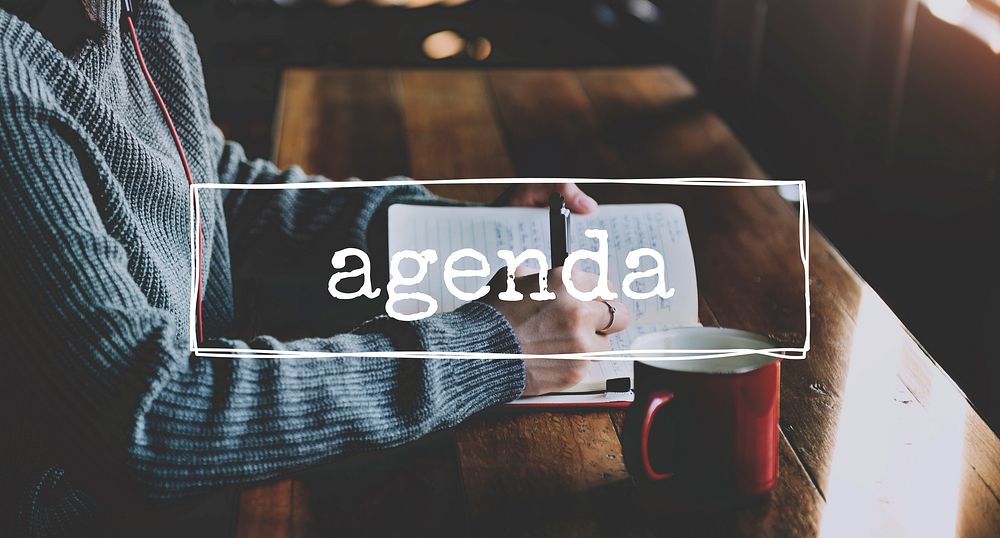 Agenda Plan Planning Event Order Concept