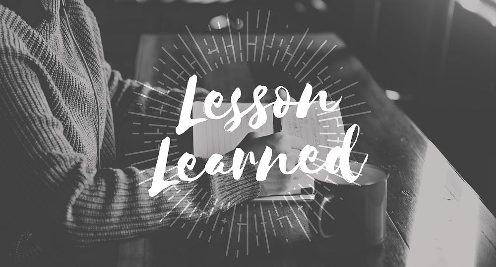 Lesson Learned Educate Learn Knowledge Education Learning Concept