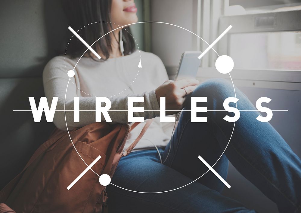 Wireless Internet Mobile Network Communication Concept
