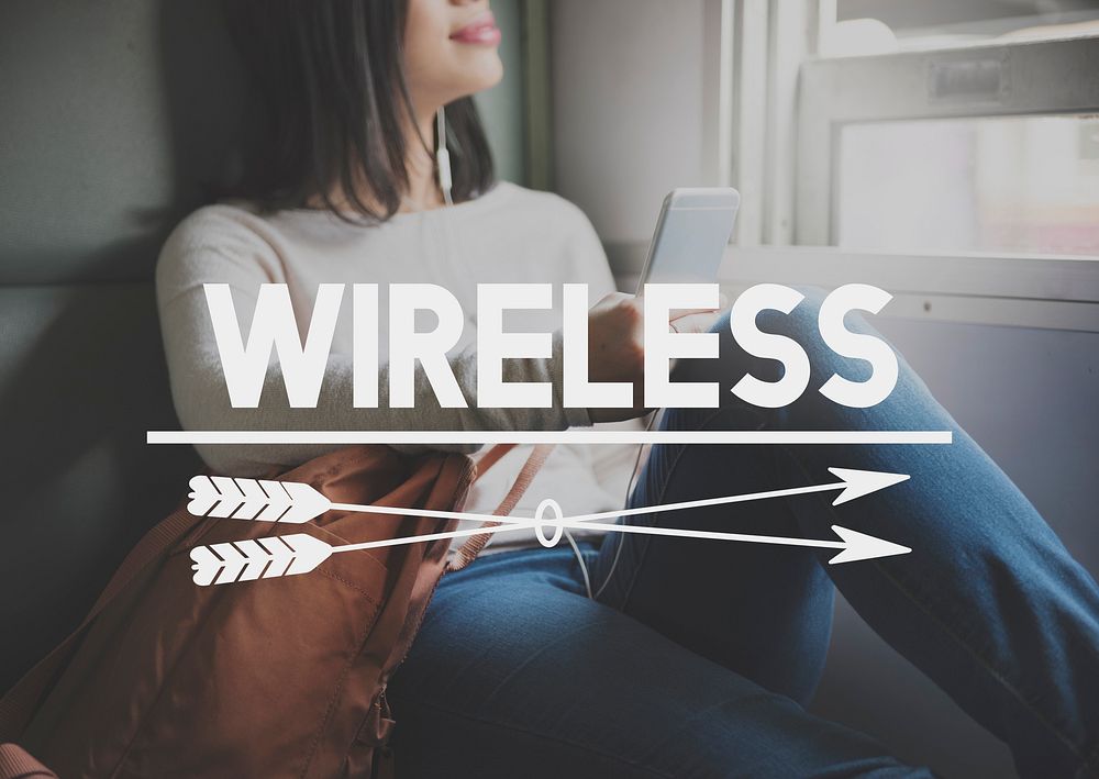 Wireless Internet Mobile Network Communication Concept