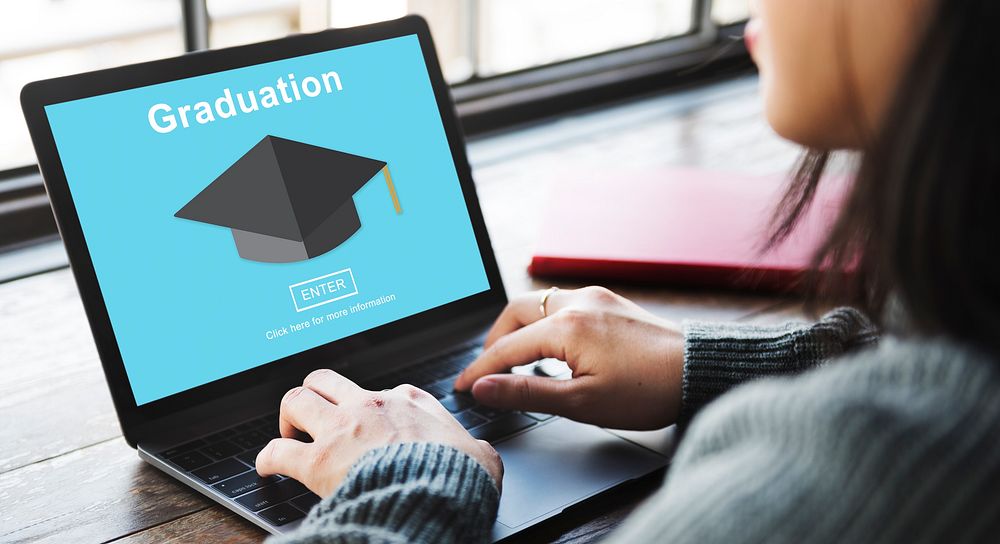 Graduation Education Study University Achievement Success Website Concept