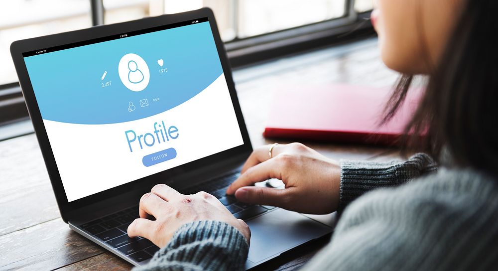 Profile User Account Registration Concept