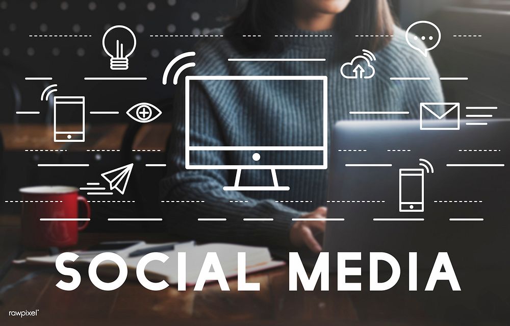 Social Media Devices Communication Connection Concept
