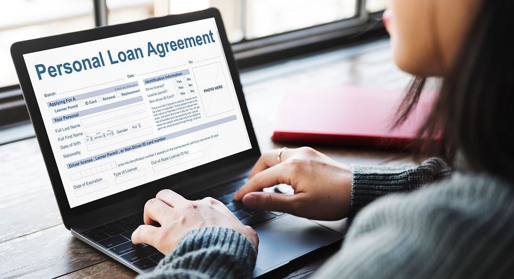 Personal Loan Agreement Bankiing Finance Credit Concept