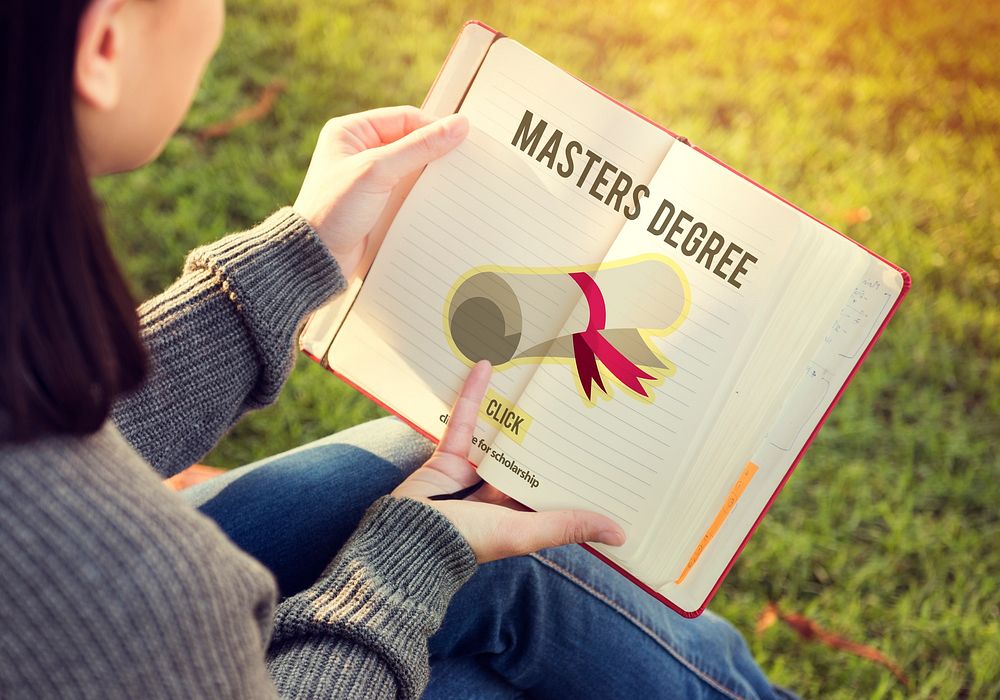 Master's Degree Knowledge Education Graduation Concept