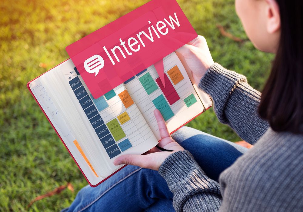 Interview Evaluation Job Interview Question Concept