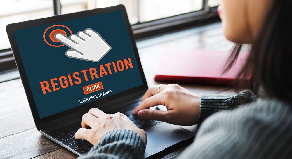 Register Registration Enter Apply Membership Concept