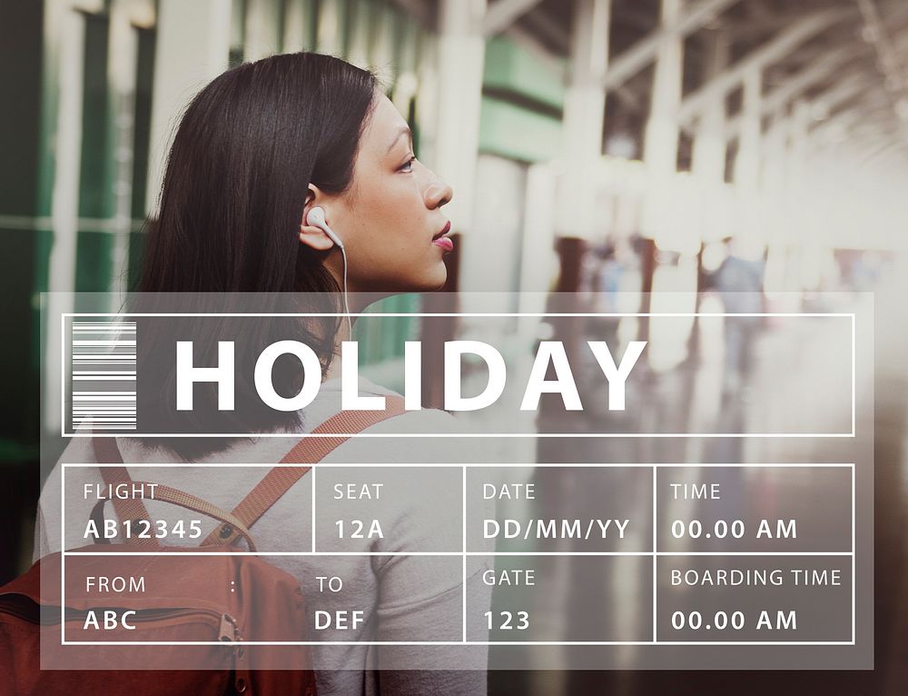 Holiday Travel Tourism Relaxation Graphic Concept