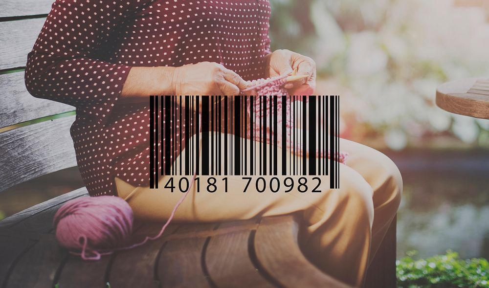Barcode Data Electronic Label Logistics Retail Laser Concept