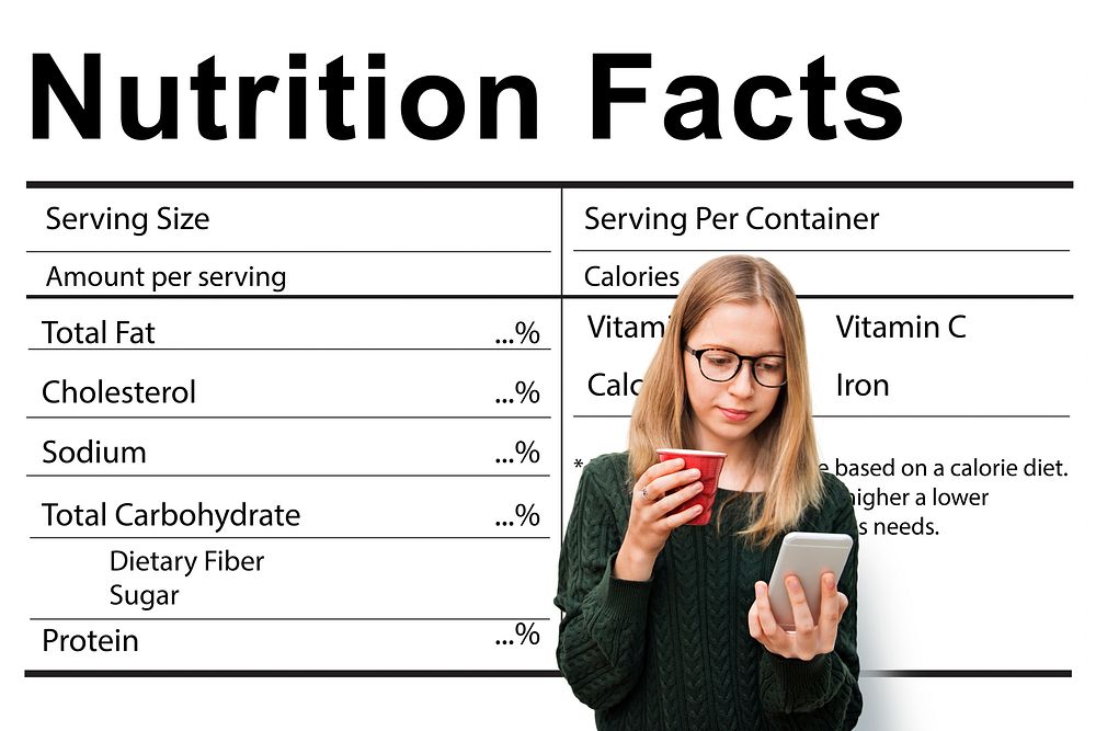 Nutrition Facts Health Medicine Eatting Food Diet Concept