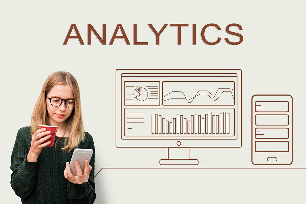 Analytics Progress Summary Computer Concept