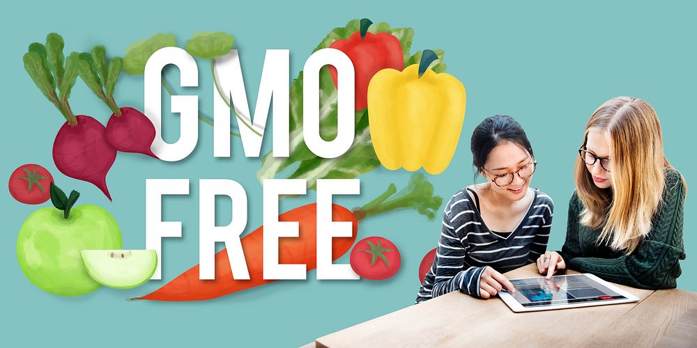 GMO Free Genetically Modified Organism Healthy Concept