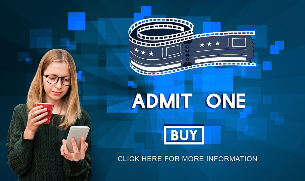 Movie Cinema Ticket Graphic Concept