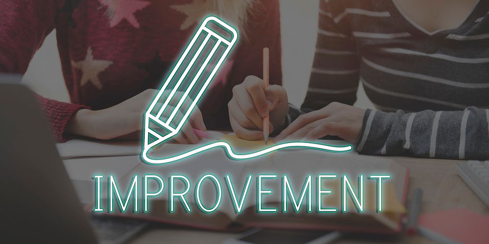 Pencil Writing Learning Improvement Icon Graphic Concept
