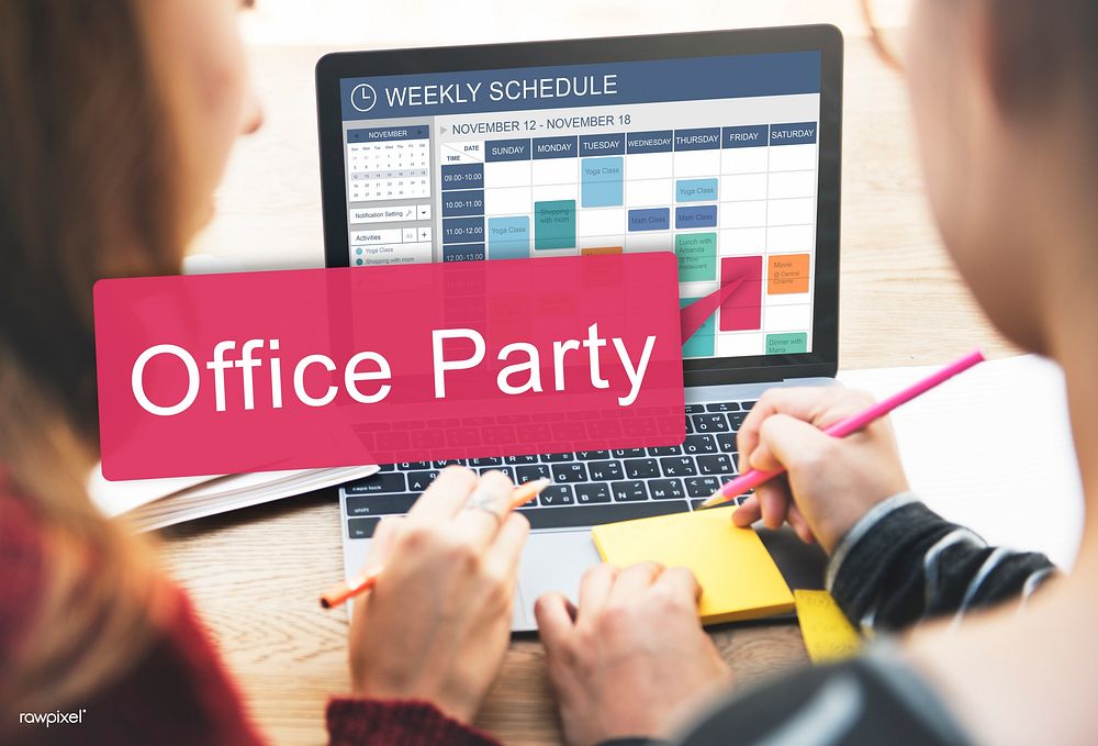 Office Party Celebrate Entertainment Social Concept