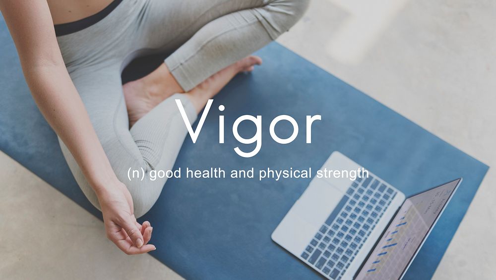 Vigor Energy Strength Powerful Strong Healthy Fitness Concept