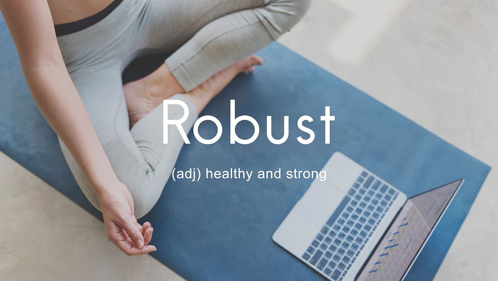 Robust Healthy And Strong People Graphic Concept