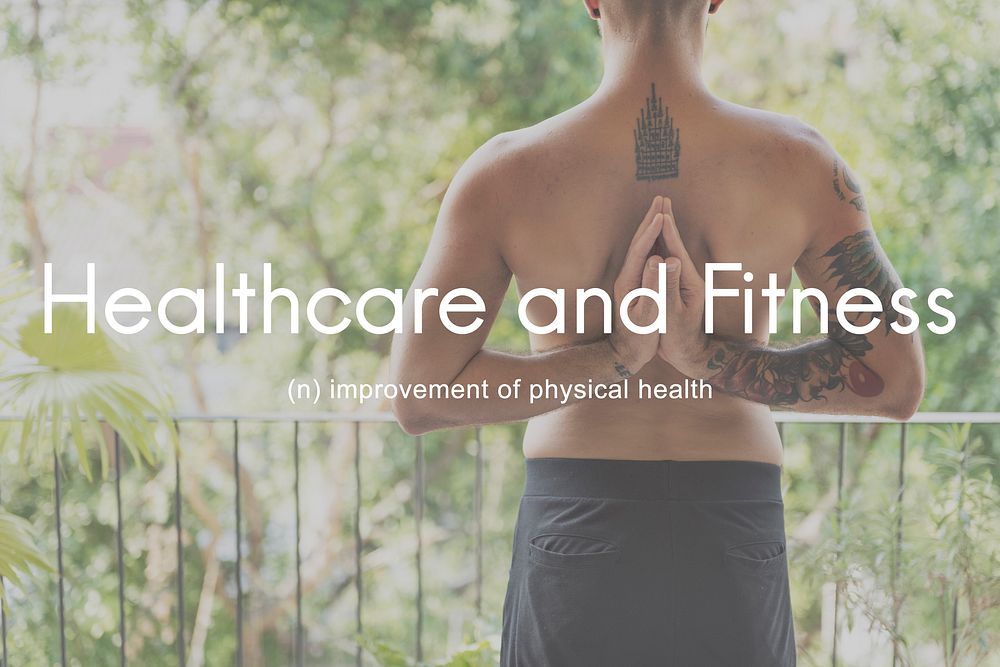 Healthcare And Fitness Outdoors People Graphic Concept