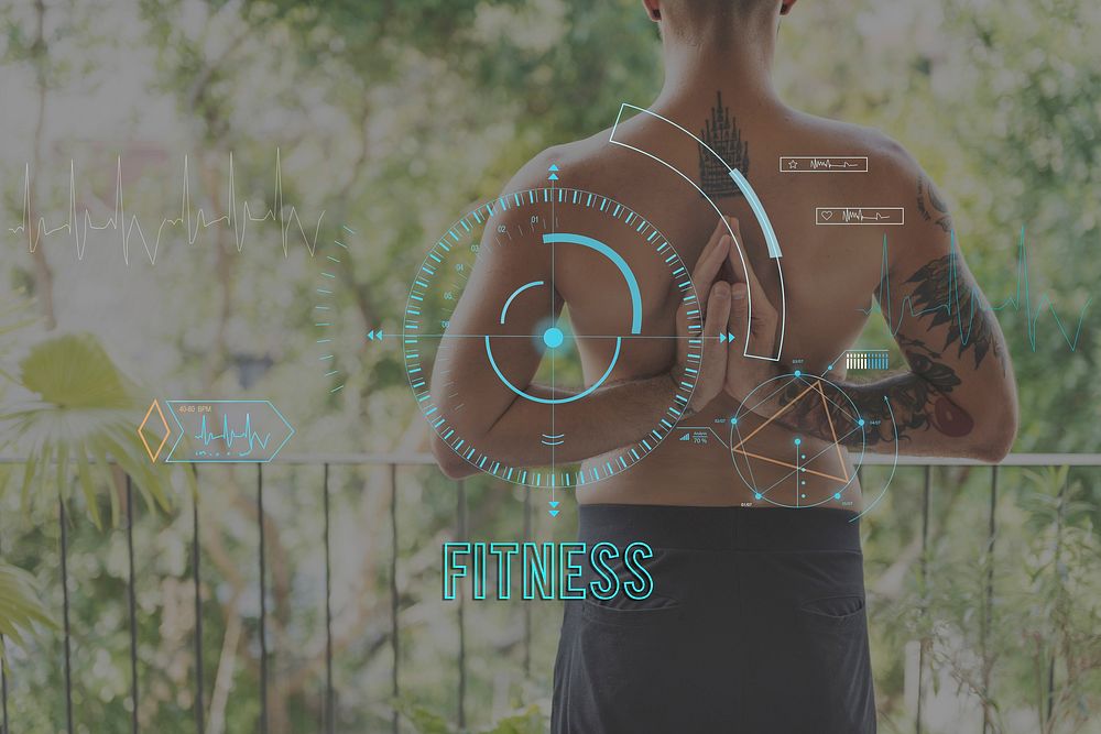 Health Fitness Healthcare Tracking Technology Concept