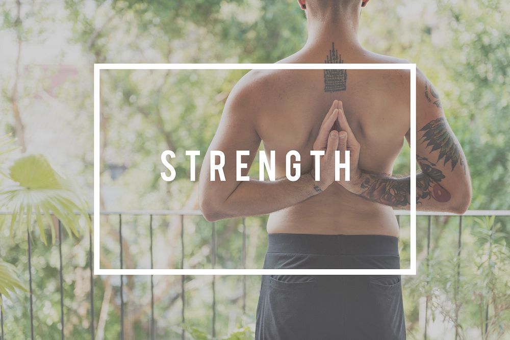 Strength Anxiety Power Stress Strong Success Concept