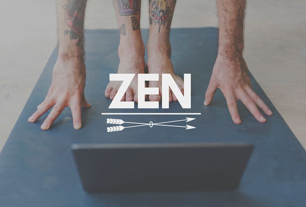 Yoga Transformation Strength Zen Balance Concept