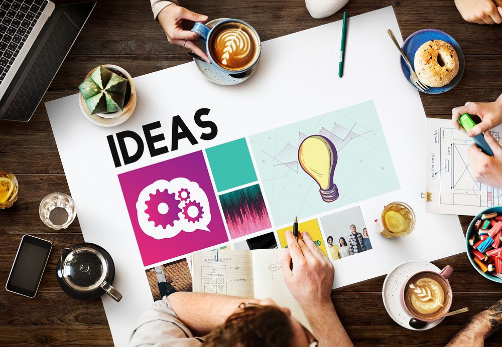 Brainstrom Ideas Teamwork Explore Concept