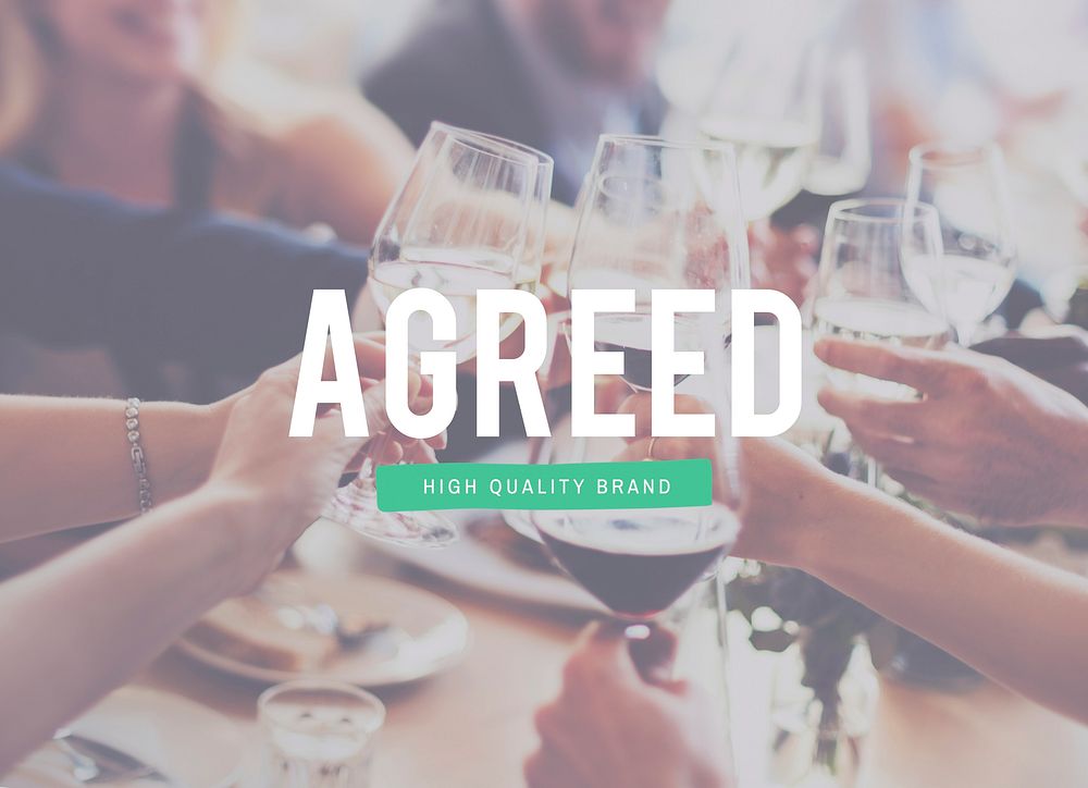Agreed Agreement Corporate Connection Achievement Concept