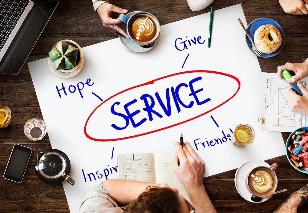 Service Support Care Assistance Help Concept