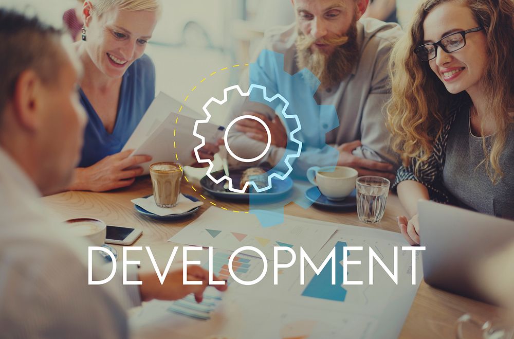 Development Business Action Analysis Concept