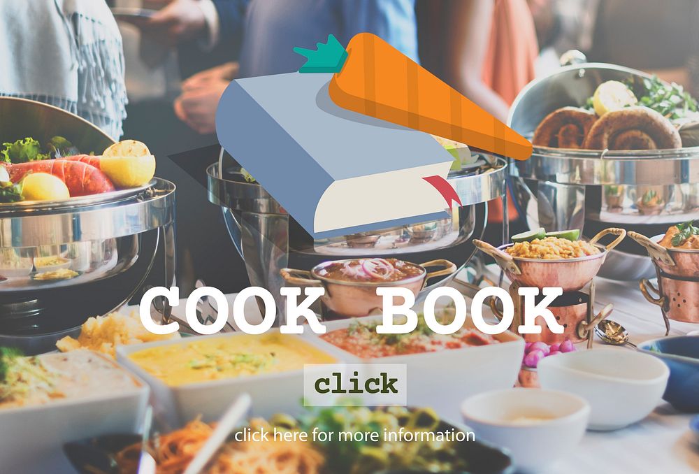 Cook Book Food Menu Meal Concept