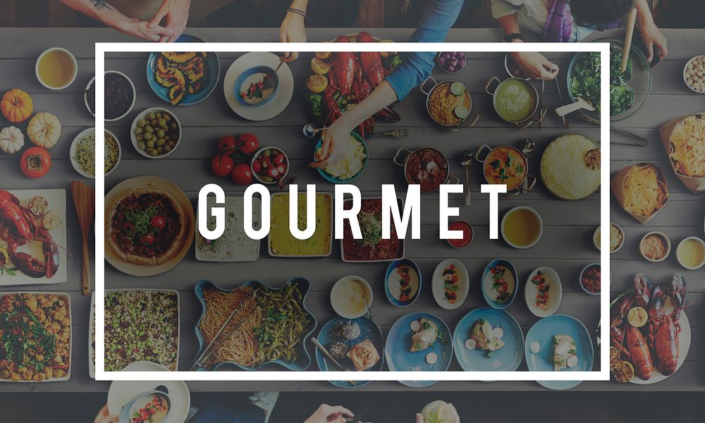 Gourmet Diner Food Eating Party Celebration Concept