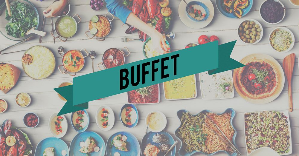 Buffet Food Catering Cuisine Culinary Eating Concept