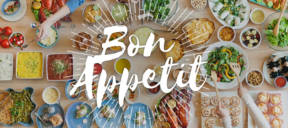 Bon Appetit Food Delicious Meal Concept