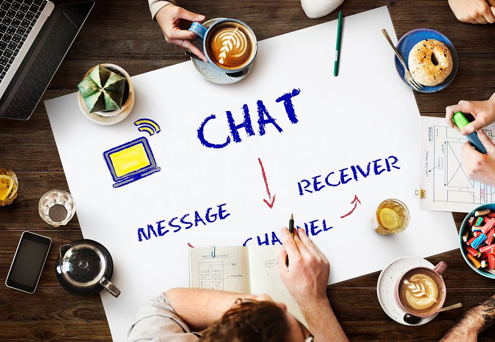 Blog Chat Communication Connection Graphic Concept
