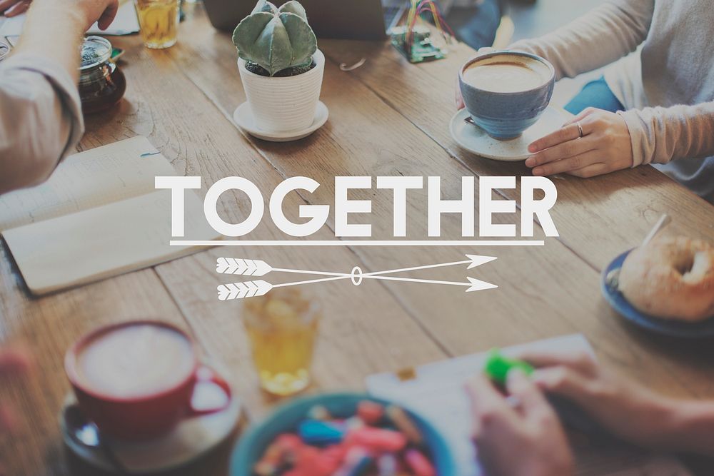 Togetherness Together Teamwork Corporate Support Concept