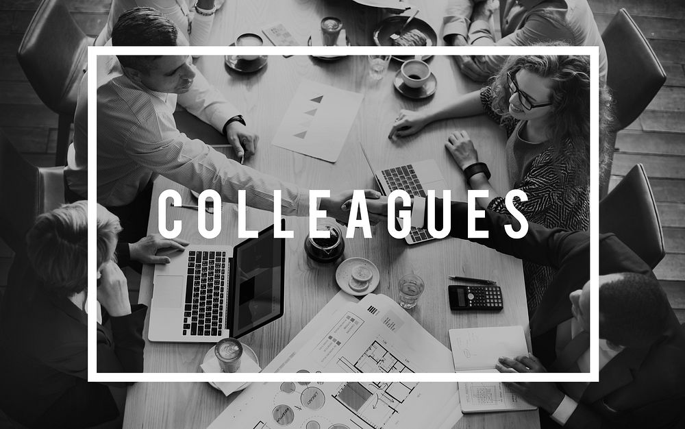 Colleagues Office Worker Partnership Concept