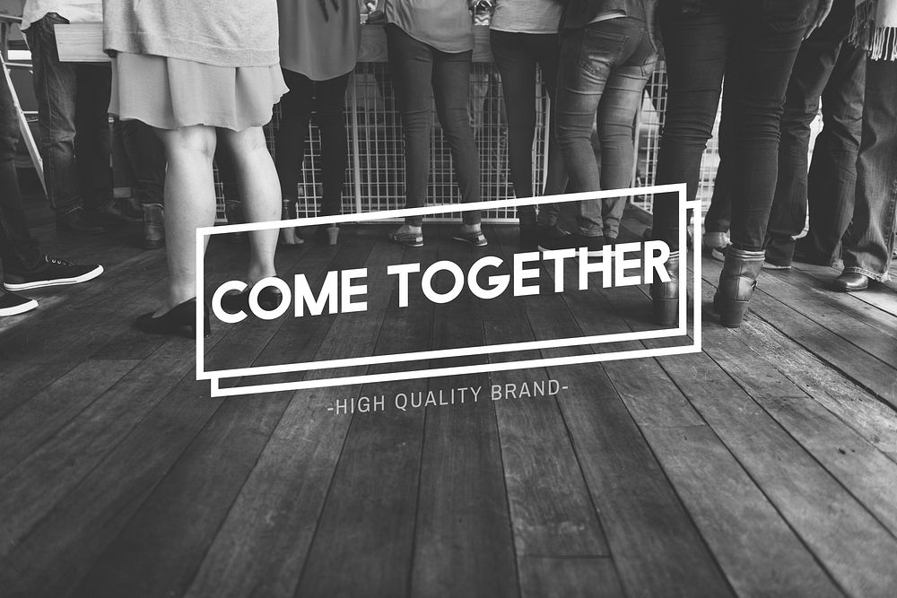 Come Together Community Family Friends Concept