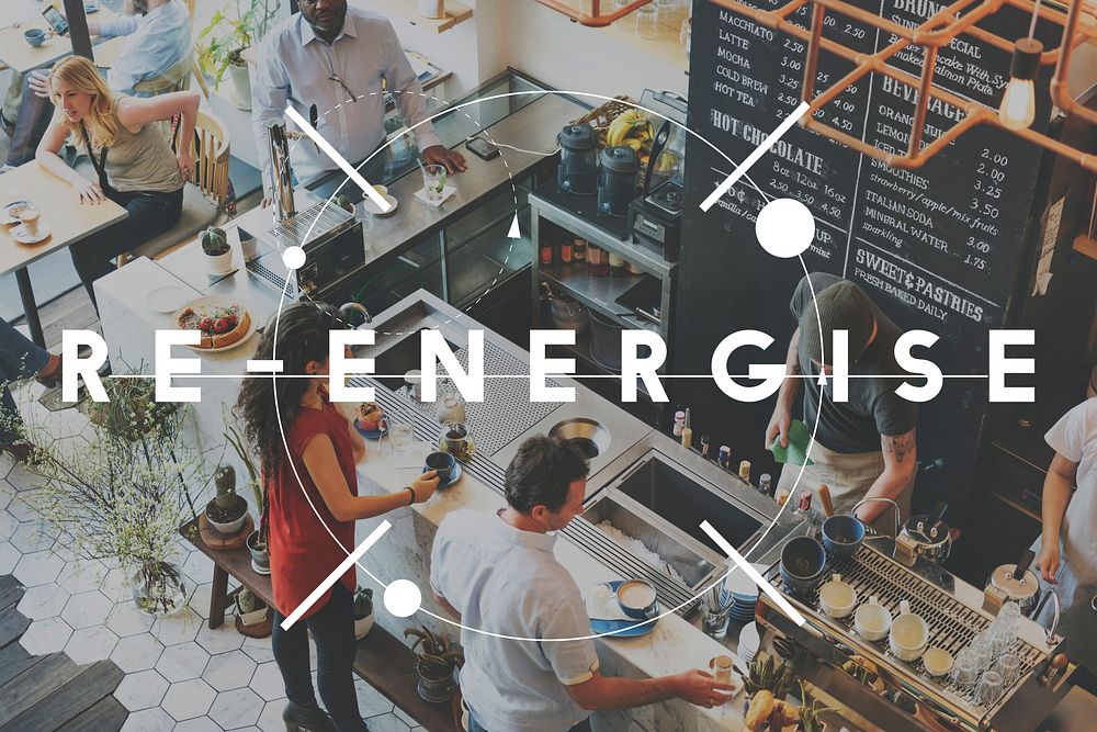 Energize Efficiency Refreshment Renew Vitalize Concept