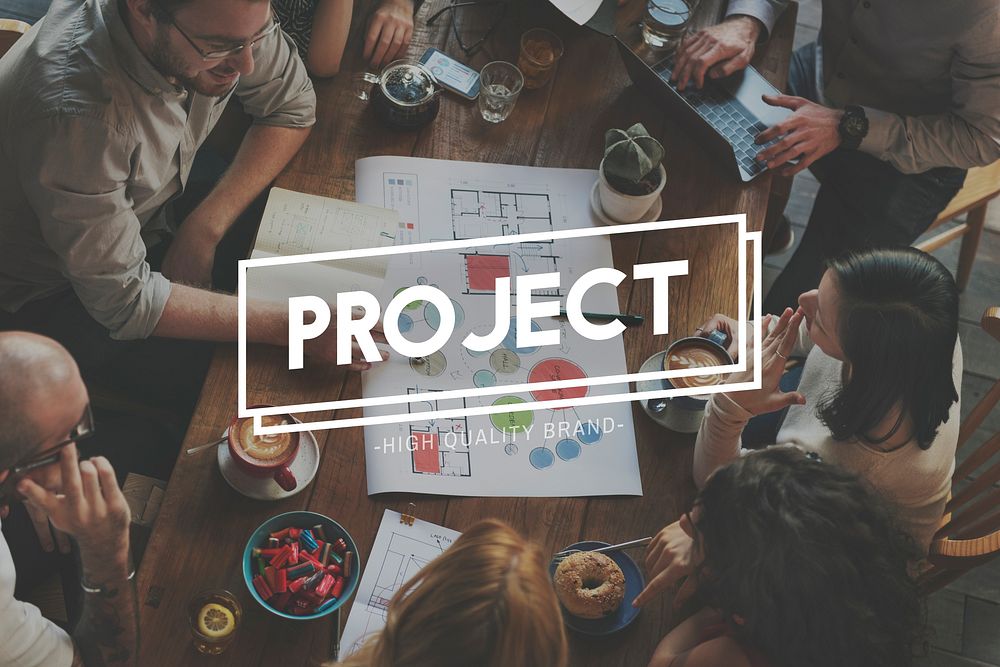 Team Business Startup Poject Text Concept