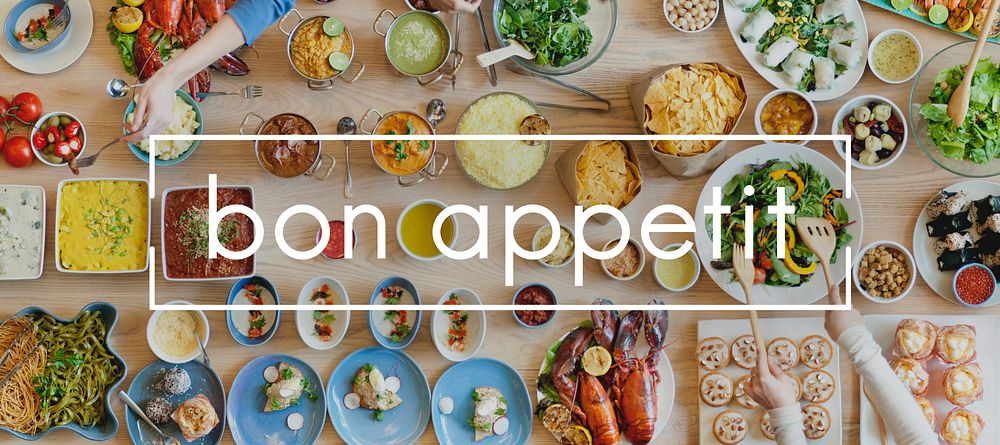 Bon Appetit Delicious Enjoy Gourmet Joy Tasty Concept