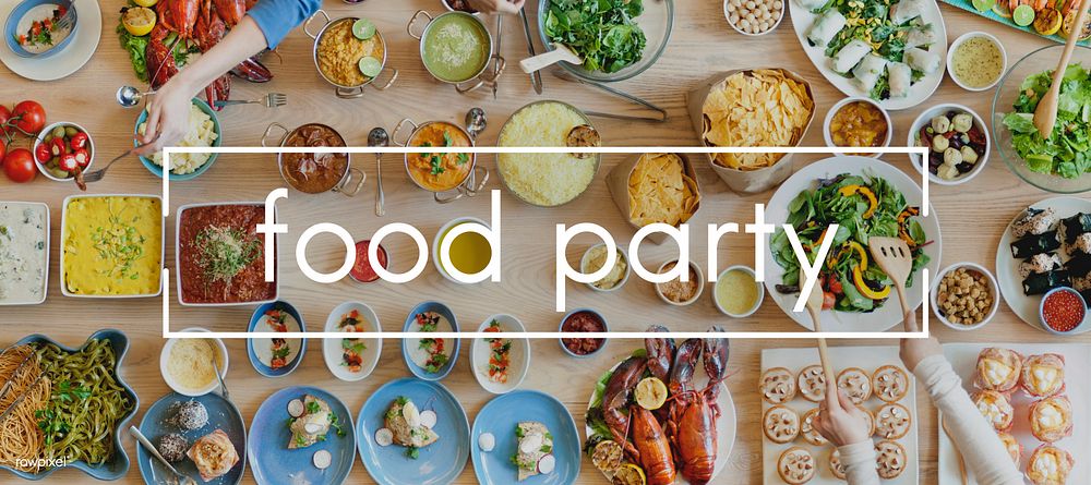 Food Party Buffet Delicious Cuisine Gourmet Togetherness Concept