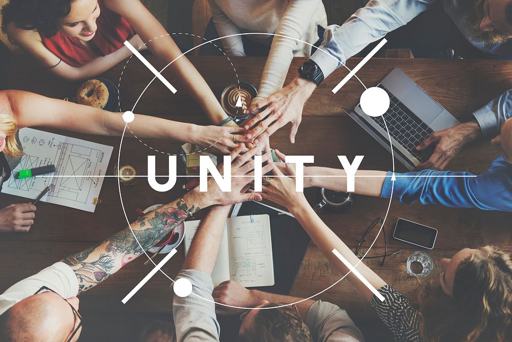 Unity Union United Community Partnership Team Concept