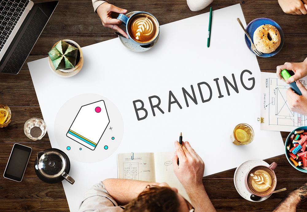Branding Trademark Marketing Research Advertising Tag Concept