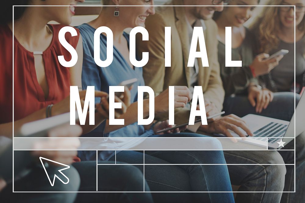 Media Social Online WEbsite Blog Concept