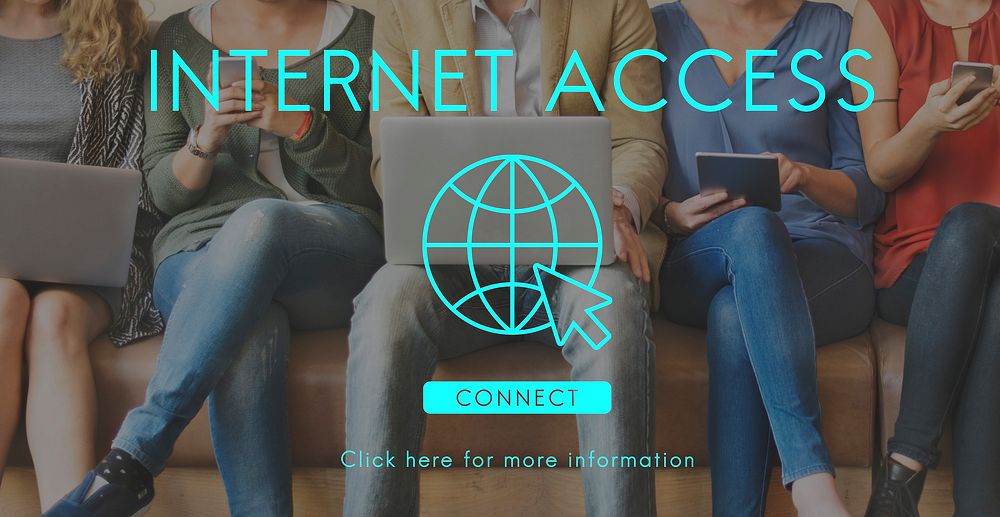 Internet Access URL Browsing Connection Concept