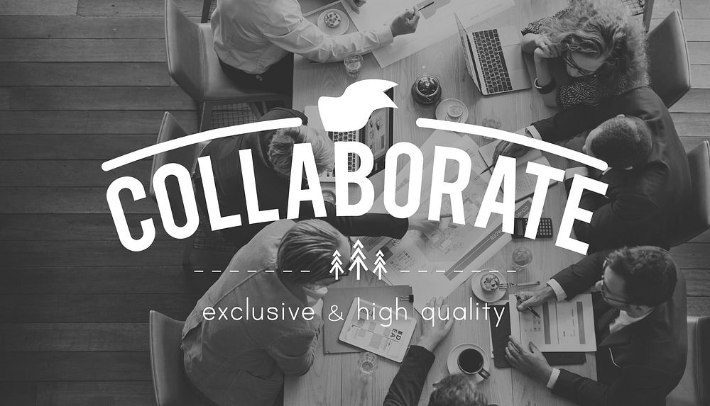 Collaborate Collaboration Strategy Support Concept