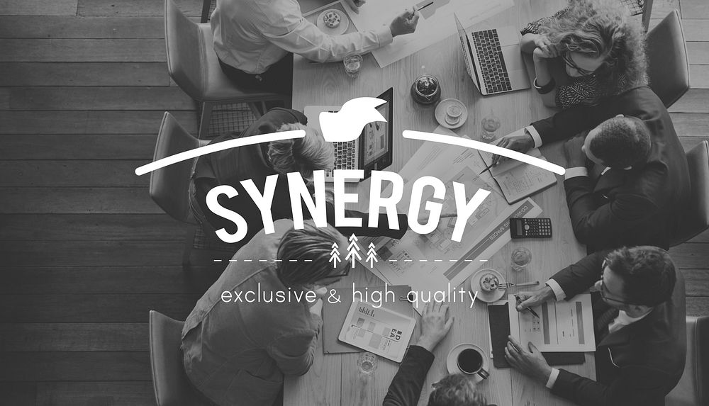 Share Ideas Synergy Togetherness Team Concept